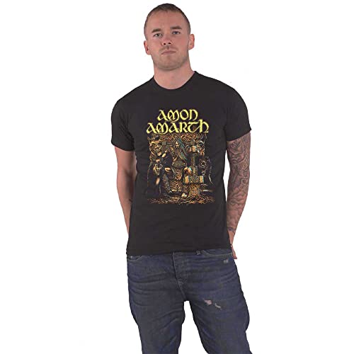 Amon Amarth T-Shirt de Groupe Modèle Thor en Taille Homme XXXL
