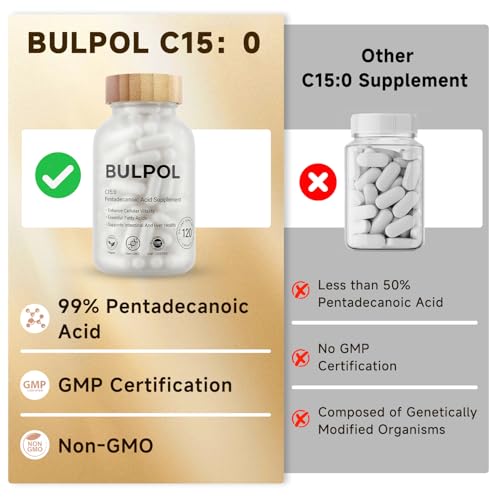 BULPOL Pentadecanoic Acid C15:0 Capsules