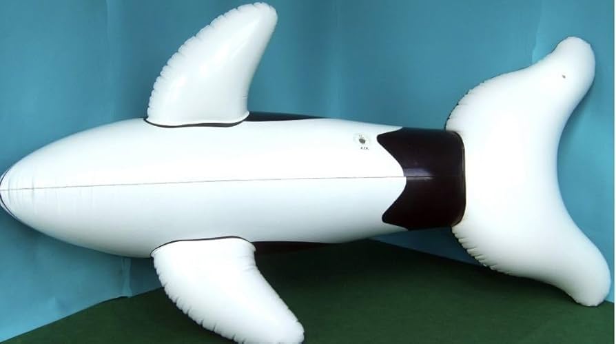 Amazon.co.jp: シャチ ブラック ツヤあり フロート 空気ビニール