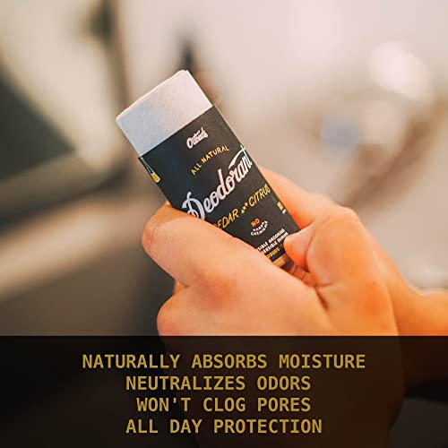 O'douds Natural Deodorant For Men & Women - Vegan Deodorant - Aluminum Free Deodorant With No Parabens Or Sulfates - Cedar & Citrus Scent (3Oz.) #TOP1