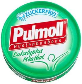 Pulmoll, Lozenges-Bonbons, Eucalyptus Menthol, 45 g. [Pack of 2 Pieces]
