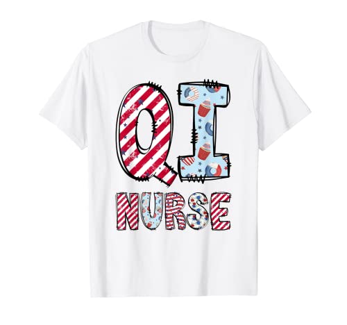 Día de la Independencia de la Enfermera para mejorar la calidad del 4 de julio Camiseta