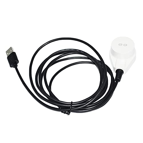 Tongkat CP2102 CHIP USB to Optical Interface IRDA Near Infrared IR Mag/netic Adapter Cable Fit Fit Compatible Electricity Gas Water Meter Reading Data(2m)