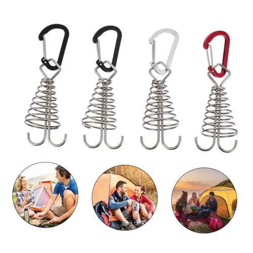 Hebilla de plataforma para camping que soluciona el anclaje de tiendas en suelos de madera 7