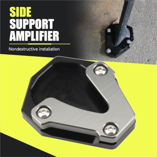 Plaque support CNC Benelli TRK 502 élargisseur de béquille pour stabiliser le trail