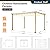 HAPPATIO 10' X 13' Pergola Retractable Pergola Canopy for Backyard, Garden, Patio; Woodgrain-Look Aluminum Pergola with Retractable Pergola Canopy, Includes Anchors and Expansion Screws (Beige)