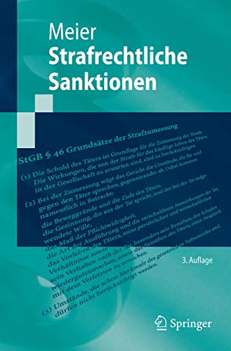 Strafrechtliche Sanktionen (Springer-Lehrbuch) Strafrechtliche Sanktionen (Springer-Lehrbuch)
