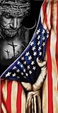 Tower Decals Holy Trinity American Flag Cornhole Board Vinyl Wrap