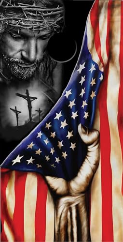 Tower Decals Holy Trinity American Flag Cornhole Board Vinyl Wrap