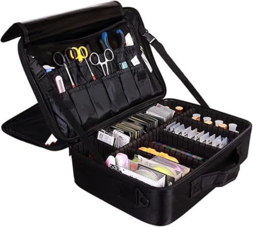 QAMITAL 防水大容量収納ケース 釣り用リールケース スピニング＆ベイトリール対応 ジッパー付き リール保管バック (40*29