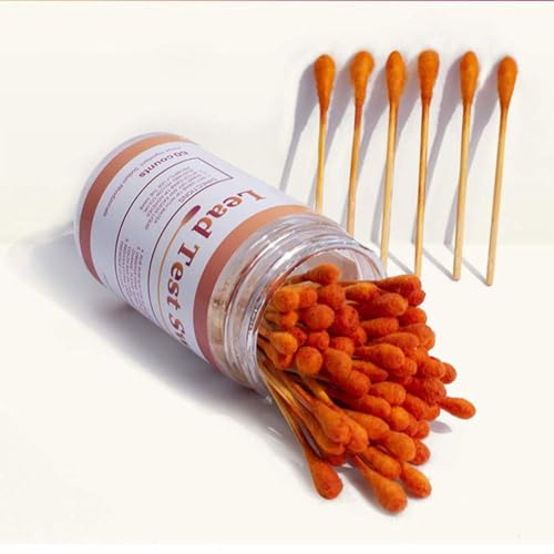 (30 Rapid Home Testing Swabs) Lead Test Swab Kit,30-Second Results. Dip in Water. Home Use for All Surfaces - Painted,Metal, Toys,Dishes, Ceramics,Jewelry,Wood,High-Sensitive, Non-Toxic Test (30)