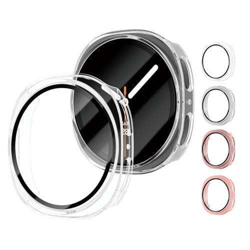 �y4����zfor Galaxy Watch 8 44mm ��p PC �}�b�g ��̌^�J�o�[ �����^ �S�ʕی� �ϏՌ� ���t���ȒP �w��h�~ ���h�~ �ی�P�[�X �M�����N�V�[�E�H�b�`8 case �J�o�[