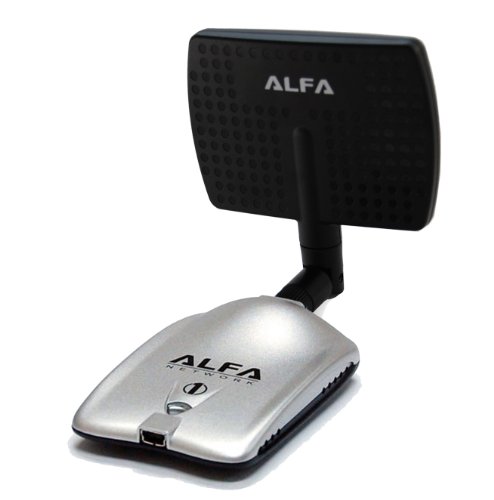 Alfa 2.4Hgz Wifi Antenna - 7Dbi Rp-Sma Panel Screw-On Swivel For Netwrok Adaptors - Also Works For 3Dr Solo Drone, Dji Phantom 3 Drone, Yuneec Typhoon H St16 Controller, Adds Range #TOP2