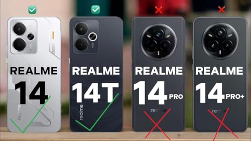Image of Bintage Cute Fun Taddy| 3D Ball Bear| Donut| Coffee Rubber Case Full Body & Camera Protection Back Cover Compatible for Realme 14 5G / Realme 14T 5G - Black