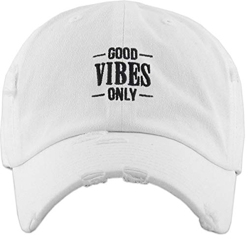 Image of Rose Flowers Love Good Vibes Men Women Dad Hat Baseball Cap Adjustable Unisex