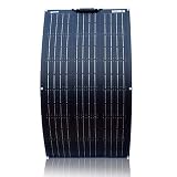 ✈ Respetuoso con el medio ambiente y ahorro de energía. Fácil de instalar: 6 orificios de montaje reforzados con metal en cada esquina para fijar los tornillos y facilitar la instalación. Además, el panel solar flexible se puede unir directamente a la superficie con pegamento de silicona.