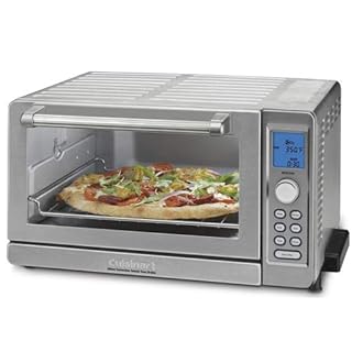 Cuisinart TOB-135N Deluxe Convection Toaster Oven Broiler, Brushed Stainless, Silver