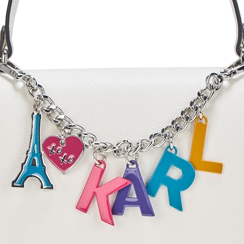 Image of KARL LAGERFELD Women's Simone Satchel Crossbody With Charms