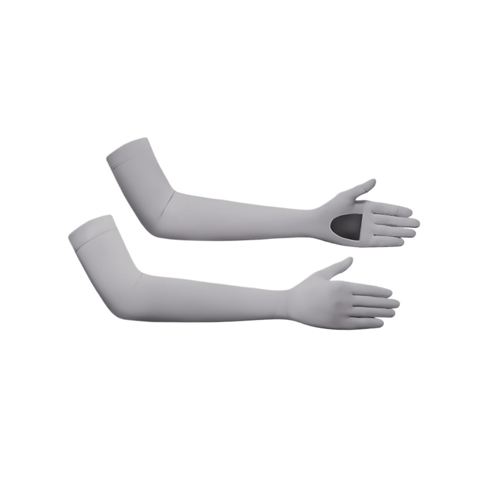 Rękawy na ramiona, screen Long Arm Sleeves Adjustable Multicolor For Outdoor Driving(Dark Gray)