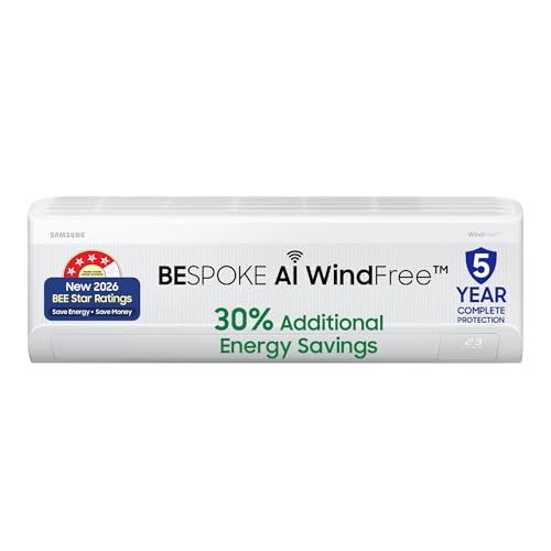 Samsung 1.5 Ton 4 Star WindFree Inverter Split AC (AR60H19D1AWNNA)