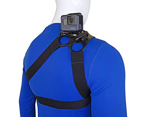 STUNTMAN 360 – Suporte de ombro para GoPro e outras câmeras de ação