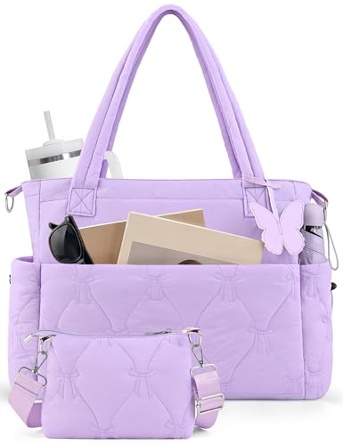 Bolso Tote Acolchado Ligero para Mujer miniatura 1