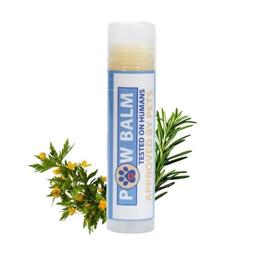 Pawtitas Paw Balm for Dogs Certified Organic Ingredients Moisturizer for Cracked, Burn Pads, Paw Balm Travel Size Stick 0.15 oz / 4.5 ml