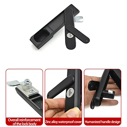 Cerradura plana para chasis KmoNo: ideal para armarios y estaciones base de red 4