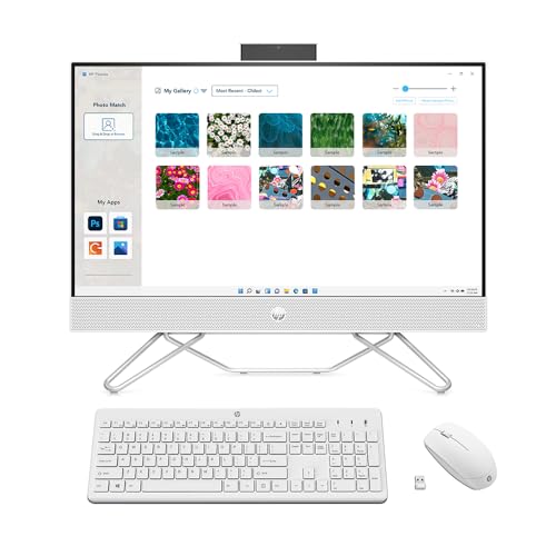 Computadoras De Escritorio, Wireless HP All-in-One 24-cb1010la, Desktop, PC, Intel Core i3, 8GB RAM, 512GB SSD, FHD 23.8', Windows 11 Home, Garantía México, Blanco Brillante