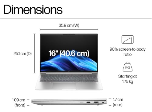 HP EliteBook 6 G1i 16" Core Ultra 7 255U 16GB DDR5 256GB SSD miniatura 5