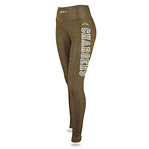 Zubaz Los Angeles Chargers Navy/Gold Printed MESH Legging MD