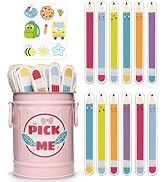xiheer Flip Name Sticks with Metal Box and Sticker, 36Pcs Talking Flip Name Sticks for Classroom ...