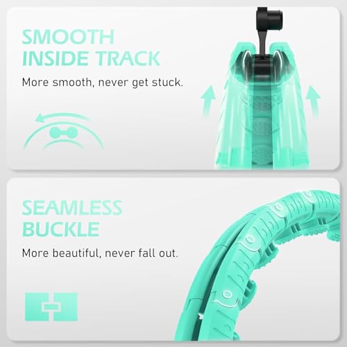 6 Extra Links Weighted Hula Circle-Plus Size Accessories for Adults Weight Loss