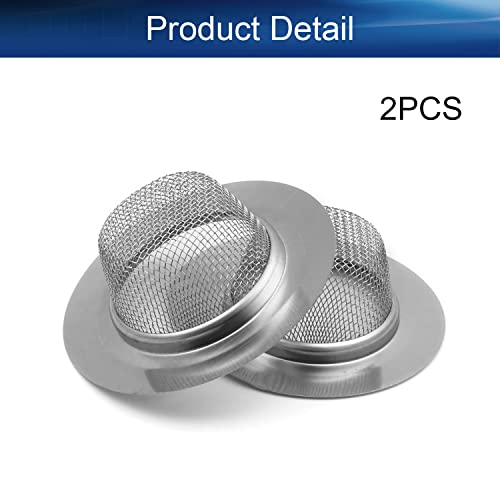 Colador para fregadero de acero inoxidable 90mm 2 piezas miniatura 4
