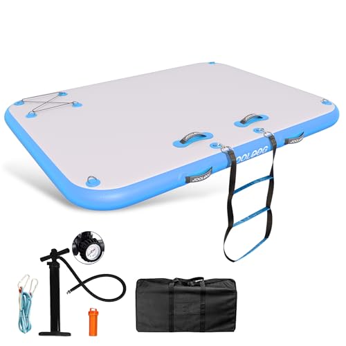 JOOLOOG Dock Mat 6 inches Thick with Bag Dockblue10