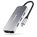 Produktbild Inateck USB C Hub mit Power Delivery, 7 Ports OTG Adapter, 4K HDMI, 3 USB-Ports, Micro-SD und SD-Kartenleser, kompatibel mit Allen USB C Geräten, SC01002