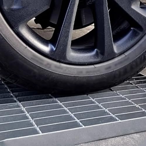 Rejilla de drenaje de acero galvanizado 50x25x3cm para canal exterior y suelo de hormigón 5