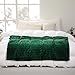 Dark Hunter Green Throw Blanket 50
