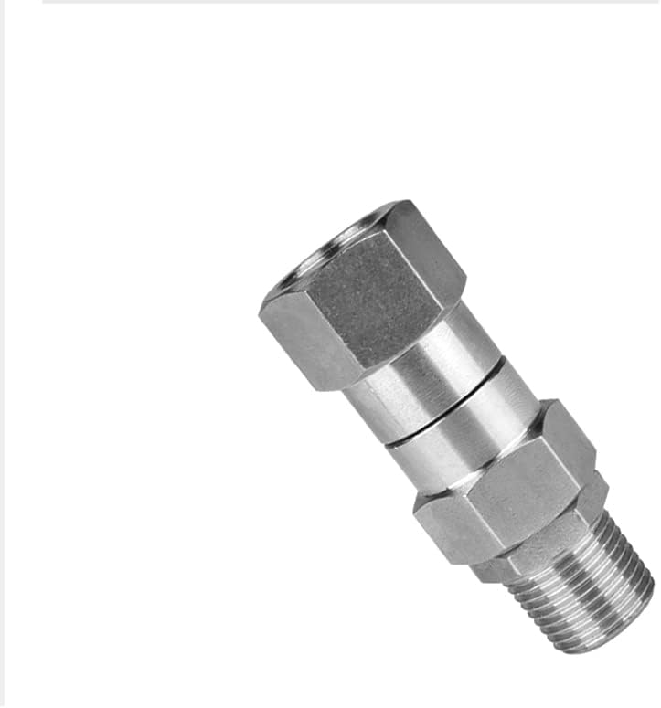 Flylock Pressure Washer Swivel Adapter, 3/8 Inch NPT Male
