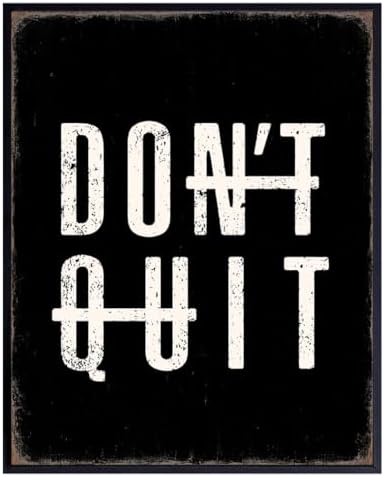 Inspirational Quotes Office Wall Decor - positive Rustic Bedroom ...