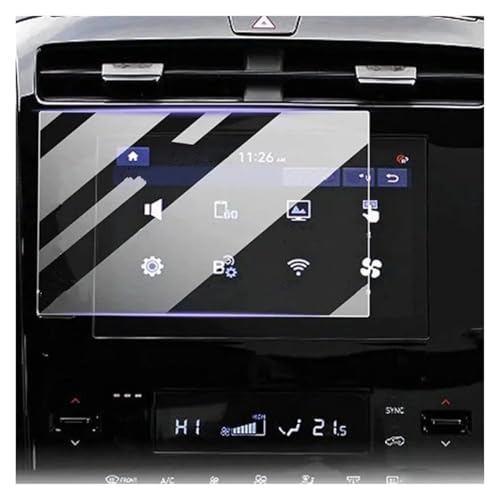 Écran GPS 8 pouces protégé pour Hyundai Tucson NX4 lors de vos trajets