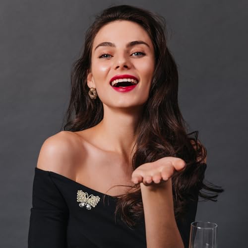 Image of Animal Brooch for Women Girls Rhinestone Animal Brooch Lapel Pin Jewelry Gift for Mom Wife