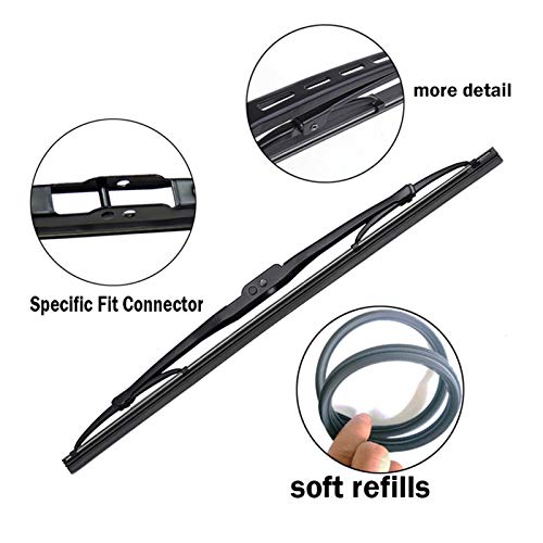 Essuie-glace arrière 13 pouces pour Audi A3 S3 8P1 2003-2012 - 3