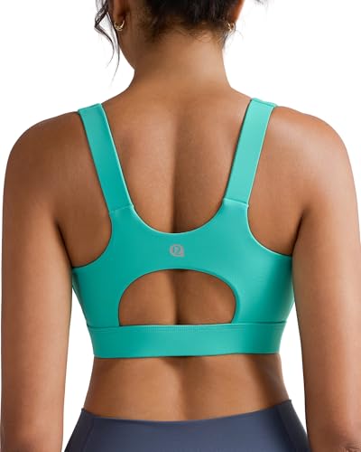 Image of RUNNING GIRL High Impact Sports Bras for Women,Racerback Running Bra Workout Crop Tank Tops Longline Sports Bra Push up