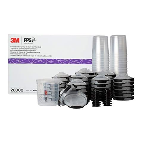 3M 26000 PPS 2.0 Spray Gun Cup Kit Cover