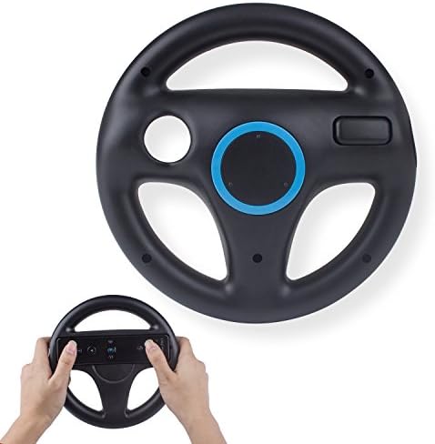 Mario Kart Wii Steering Wheels, TechKen Mario Kart Racing Wheel for Nintendo Wii, Mario Kart, Tank