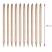Sowaka 50 Pcs Orange Wood Sticks for Nails Natural Double Sided Multifunctional Wooden Mini Cuticle Pusher Remover Tool Kit for Manicure Pedicure