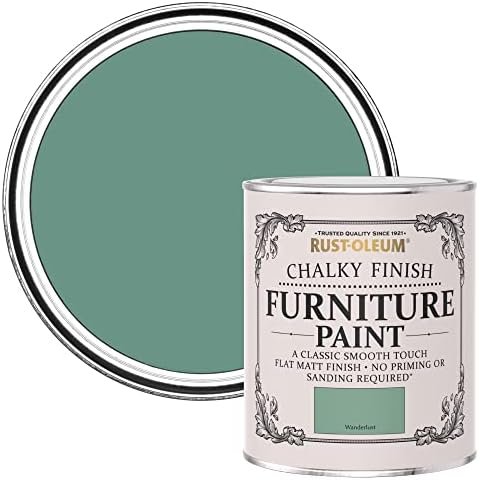 Rust-Oleum AMZ0028 Chalky Finish Furniture Paint - Sage Green - 750ml