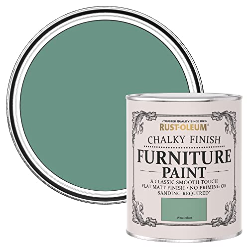 Rust-Oleum Green Upcycled Furniture Paint in Chalky Finish - Wanderlust 750ml