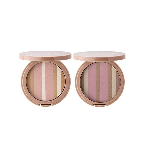 Belle Beauty by Kim Gravel Blushabelle Blush Bronzer - Multipurpose Compact Face Powder - Bronzer Blush Duo For Natural Glowing Skin - Cruelty-Free
